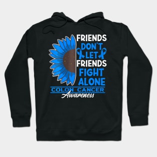 Womens Friends  FriendsI Colon Cancer Hoodie